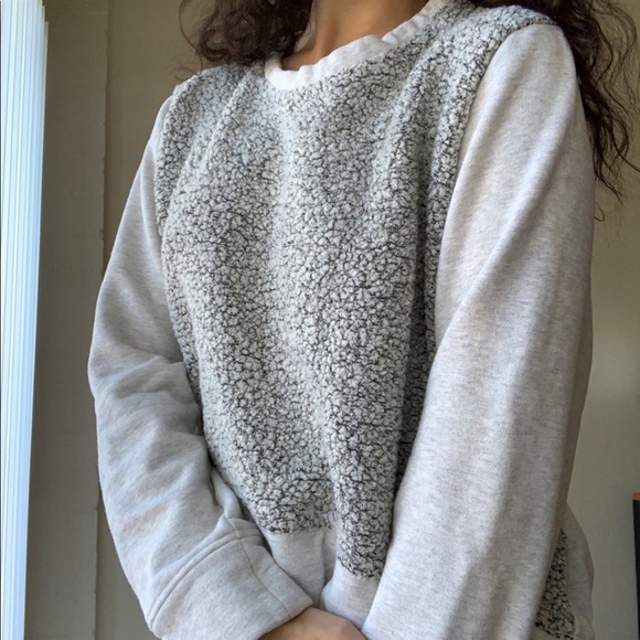 Athleta Sweaters - Athleta Pullover Sweater Gray Pacific Wool Blend Crewneck Size Large